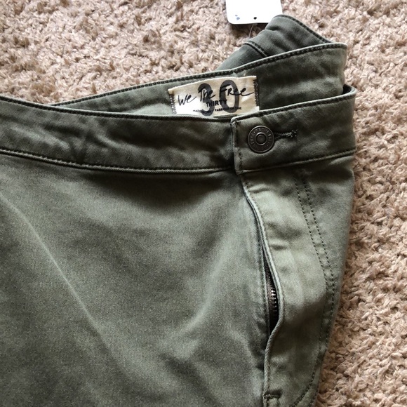 Green free people jeans - Picture 4 of 8